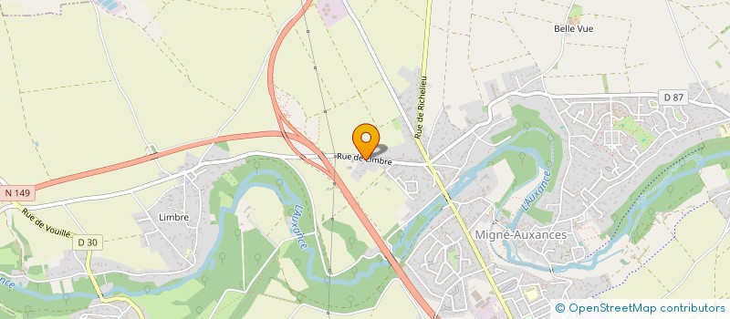 localisation de l'entreprise SCI AF IMMO  JAUNAY-MARIGNY