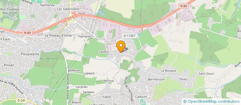 localisation de l'entreprise SCI AF.IMMO  POMPIGNAC