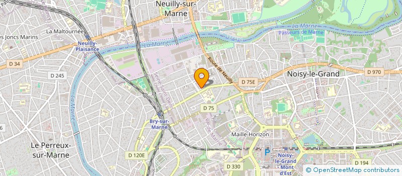 localisation de l'entreprise SCI AF INVEST à NOISY-LE-GRAND