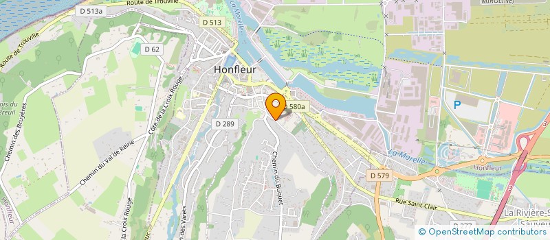 localisation de l'entreprise SCI AFA à HONFLEUR