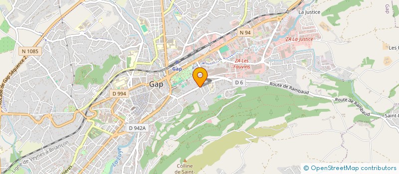 localisation de l'entreprise SCI AFA  GAP