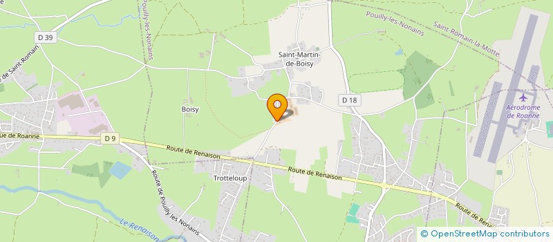 localisation de l'entreprise SCI AFA  POUILLY-LES-NONAINS