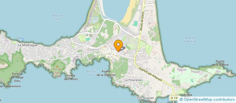 localisation de l'entreprise SCI AFA IMMO à HYERES