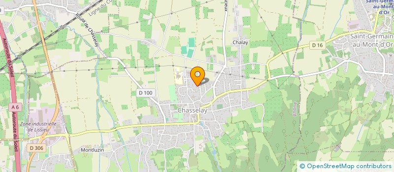 localisation de l'entreprise SCI AFAC  CHASSELAY