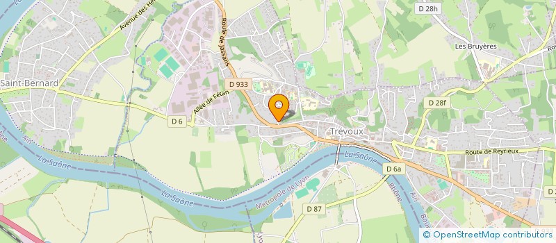 localisation de l'entreprise SCI AFAE à TREVOUX