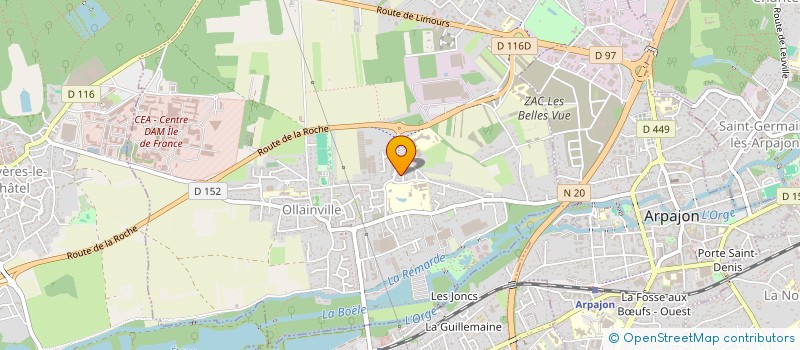 localisation de l'entreprise SCI AFAM  OLLAINVILLE