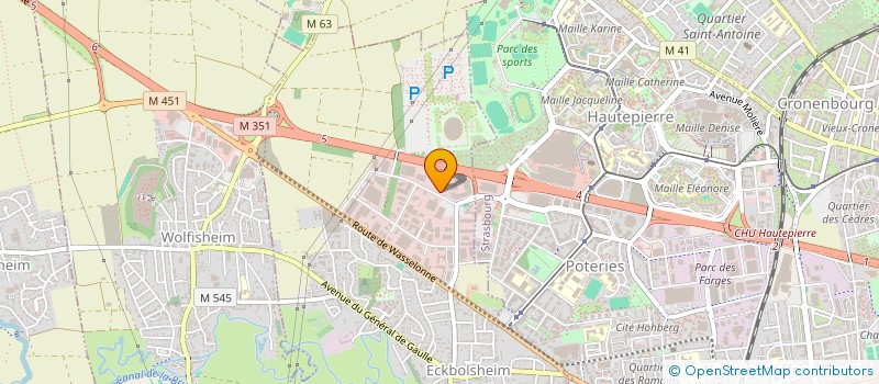 localisation de l'entreprise SCI AFAMILY PRO  ECKBOLSHEIM