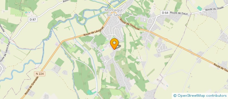 localisation de l'entreprise SCI AFANE  MONTAIGUT-SUR-SAVE