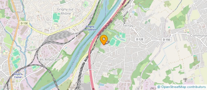 localisation de l'entreprise SCI AFAS  COMMUNAY