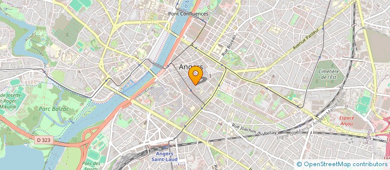 localisation de l'entreprise SCI AFBS à ANGERS