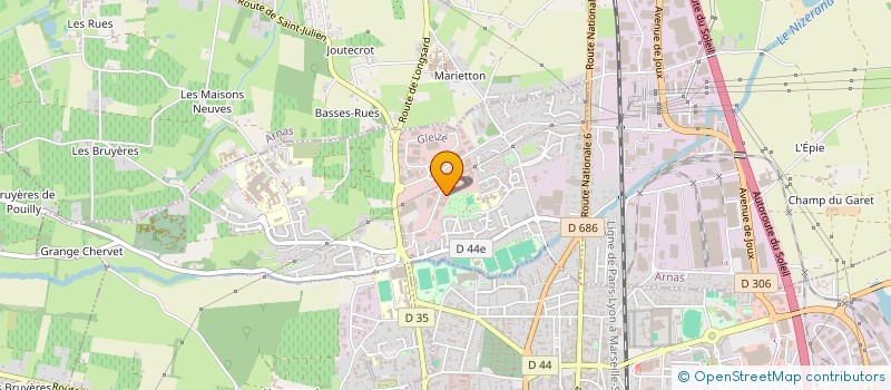 localisation de l'entreprise SCI AFC IMMOBILIER  GLEIZE