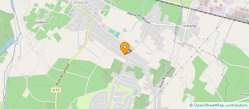 localisation de l'entreprise SCI AFC-STEEG  SAINT-SULPICE-ET-CAMEYRAC