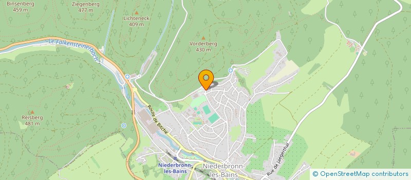 localisation de l'entreprise SCI AFC SUD  NIEDERBRONN-LES-BAINS