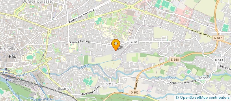 localisation de l'entreprise SCI AFCO à PAU