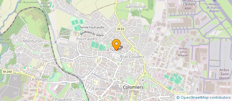 localisation de l'entreprise SCI AFDM à COLOMIERS