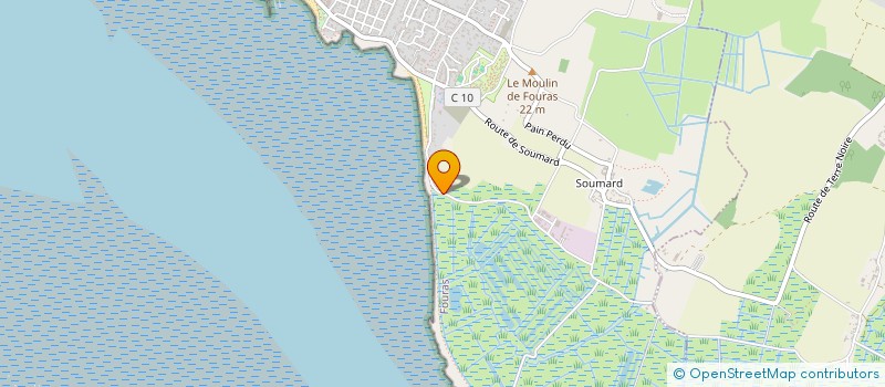 localisation de l'entreprise SCI AFDOR  FOURAS