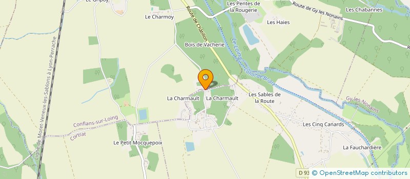 localisation de l'entreprise SCI AFDS à CONFLANS-SUR-LOING