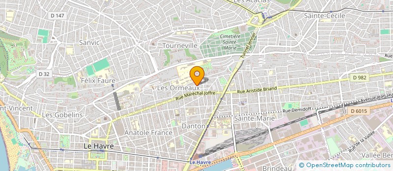 localisation de l'entreprise SCI AFDS IMMO à LE HAVRE