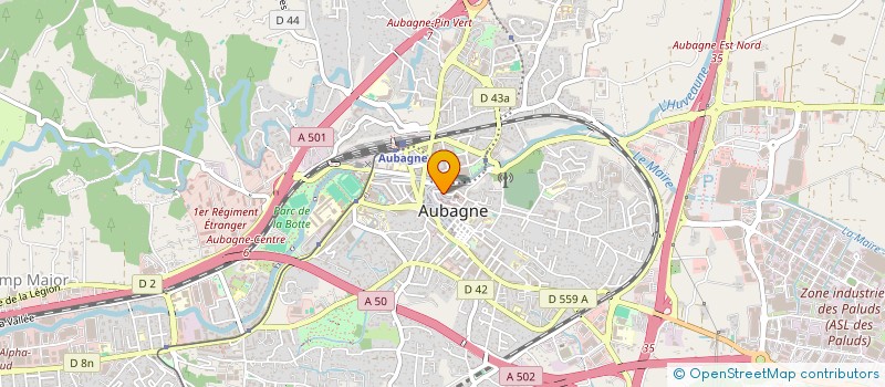 localisation de l'entreprise SCI AFER à AUBAGNE