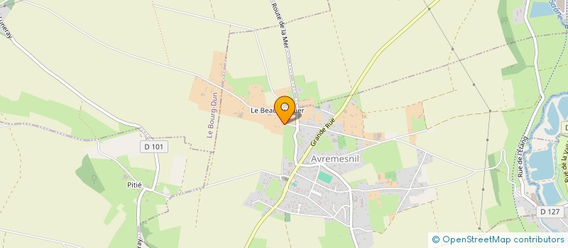 localisation de l'entreprise SCI AFER  AVREMESNIL