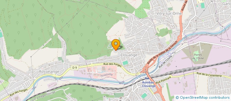 localisation de l'entreprise SCI AFFECT  CLOUANGE