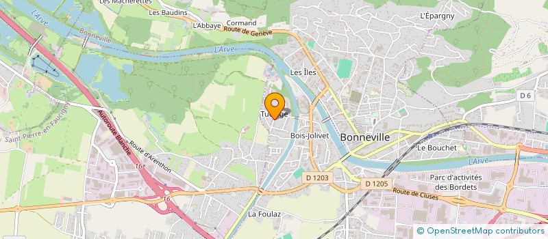 localisation de l'entreprise SCI AFFECTUS  BONNEVILLE