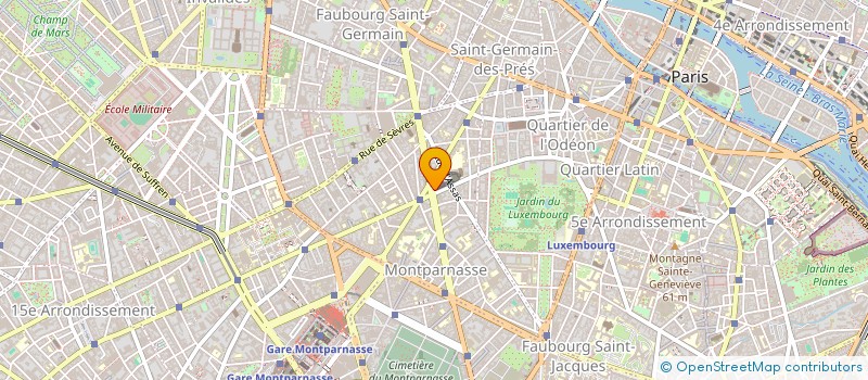 localisation de l'entreprise SCI AFFICHE  PARIS