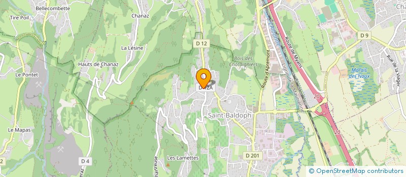 localisation de l'entreprise SCI AFFINITE  SAINT-BALDOPH