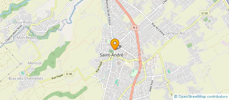 localisation de l'entreprise SCI AFFINNY à SAINT-ANDRE