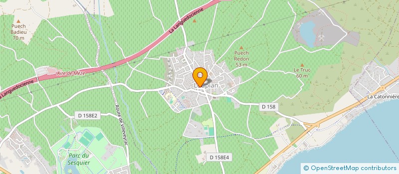 localisation de l'entreprise SCI AFFRE  LOUPIAN