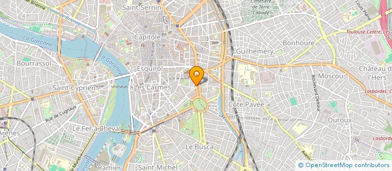 localisation de l'entreprise SCI AFFV à TOULOUSE