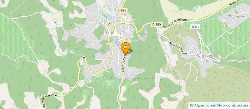 localisation de l'entreprise SCI AFFY  BARJOLS