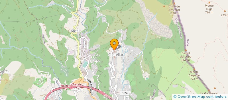 localisation de l'entreprise SCI AFG  CASTELLAR