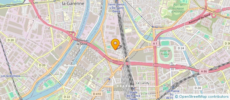 localisation de l'entreprise SCI AFG à SAINT-DENIS