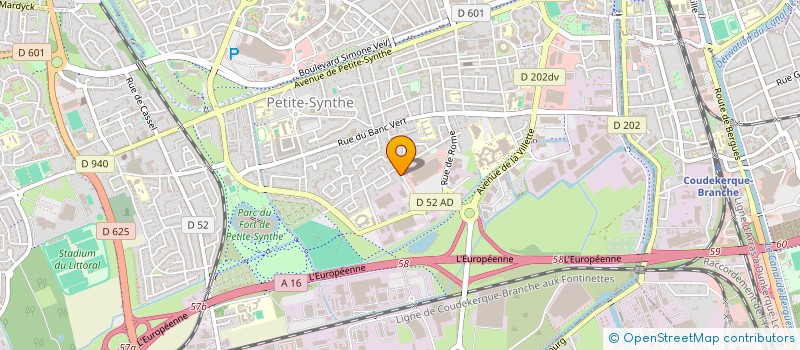 localisation de l'entreprise SCI AFGQ 2 à DUNKERQUE