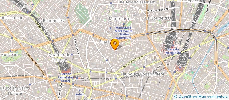 localisation de l'entreprise SCI AFHLM  PARIS