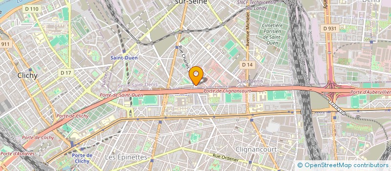 localisation de l'entreprise SCI AFI à SAINT-OUEN-SUR-SEINE