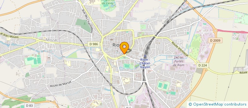 localisation de l'entreprise SCI AFIA  RIOM