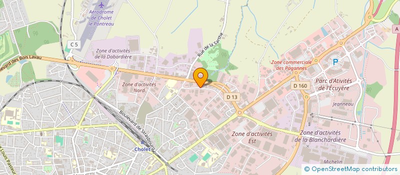 localisation de l'entreprise SCI AFIL à CHOLET