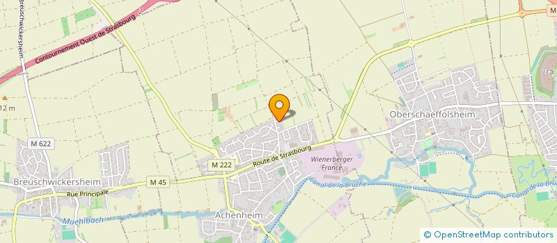localisation de l'entreprise SCI AFIMMO  ACHENHEIM