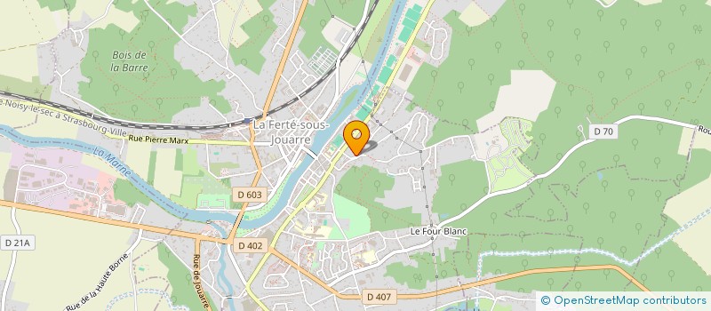 localisation de l'entreprise SCI - AFIT à LA FERTE-SOUS-JOUARRE