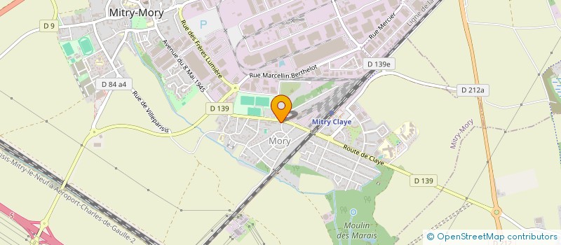 localisation de l'entreprise SCI AFIYA NIAKATE à MITRY-MORY
