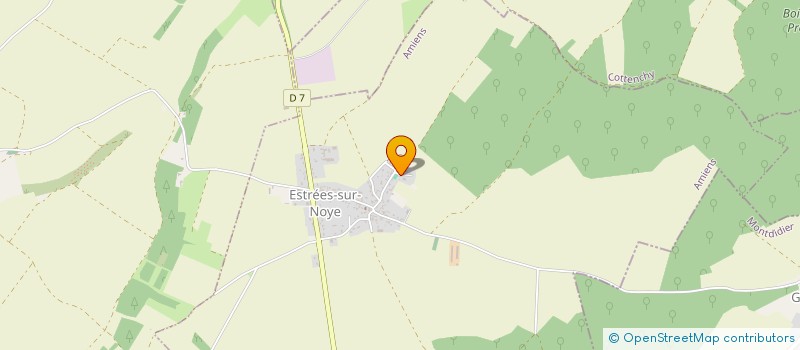 localisation de l'entreprise SCI AFJ  ESTREES-SUR-NOYE