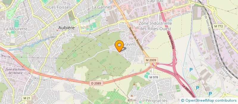 localisation de l'entreprise SCI AFL  AUBIERE