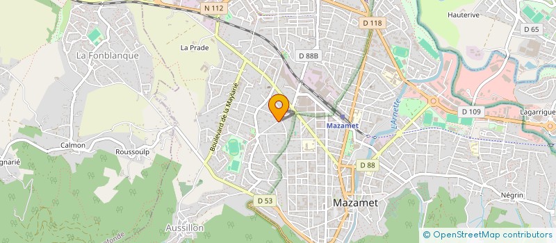 localisation de l'entreprise SCI AFLOR  AUSSILLON