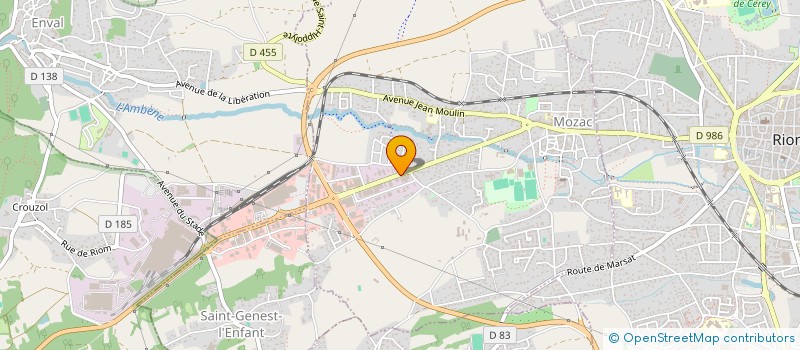 localisation de l'entreprise SCI AFM IMMO  MOZAC