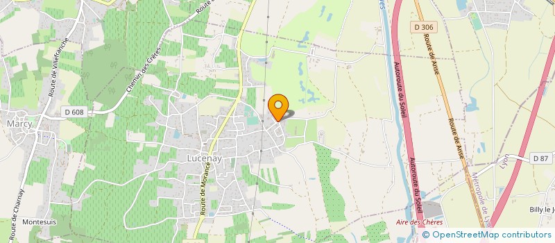 localisation de l'entreprise SCI AFONSO  LUCENAY