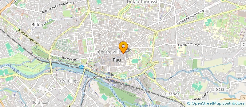 localisation de l'entreprise SCI AFP à PAU