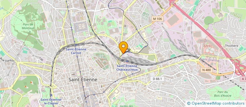 localisation de l'entreprise SCI AFP  SAINT-ETIENNE