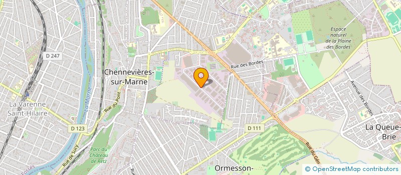 localisation de l'entreprise SCI AFP  CHENNEVIERES-SUR-MARNE